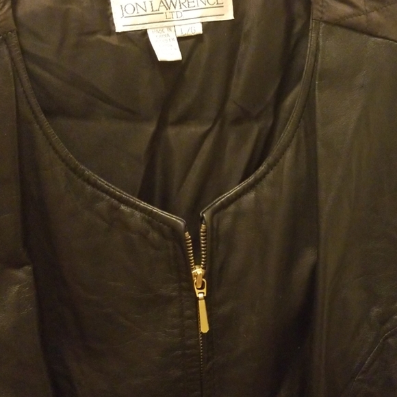 Jon Lawrence Leather Vest - Picture 6 of 6
